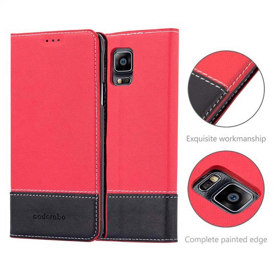 Cadorabo  Hülle für Samsung Galaxy NOTE 4 Magnetverschluss, Standfunktion 