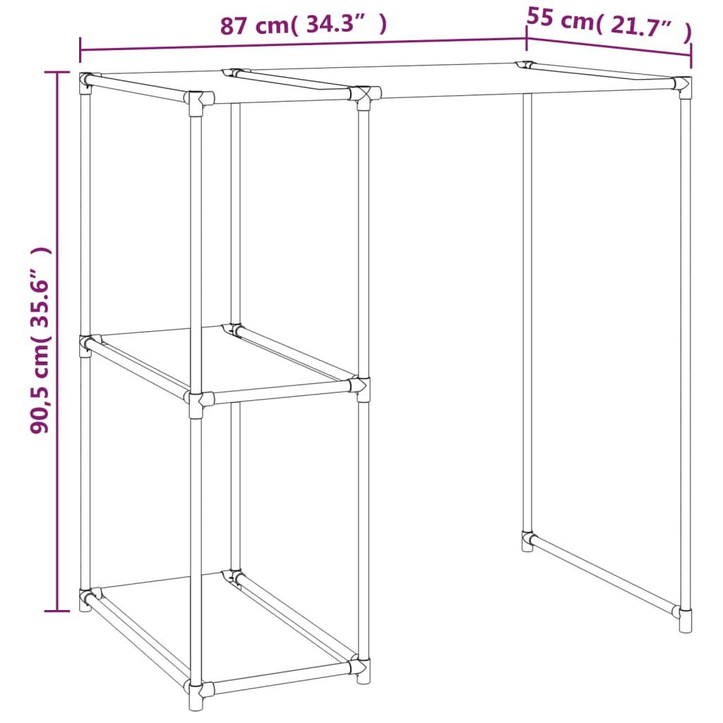 VidaXL Étagère de rangement fer  