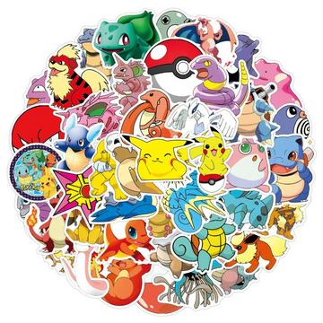 Adesivi Pokémon - 50 pz