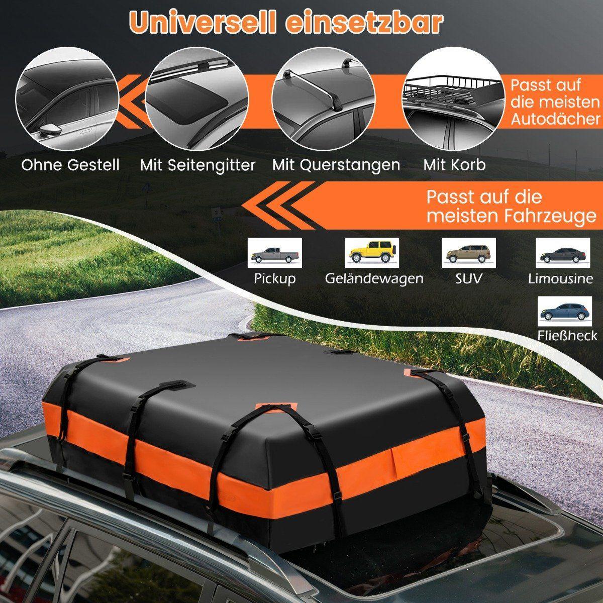 Northio Borsa portabagagli da tetto per tutti i veicoli Box da tetto con capacità di 450 L  