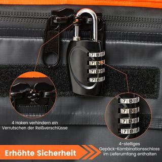 Northio Borsa portabagagli da tetto per tutti i veicoli Box da tetto con capacità di 450 L  