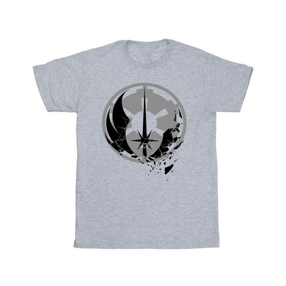 STAR WARS Star Wars Galaktisches Imperium und Rebellenallianz Symbol T-Shirt  