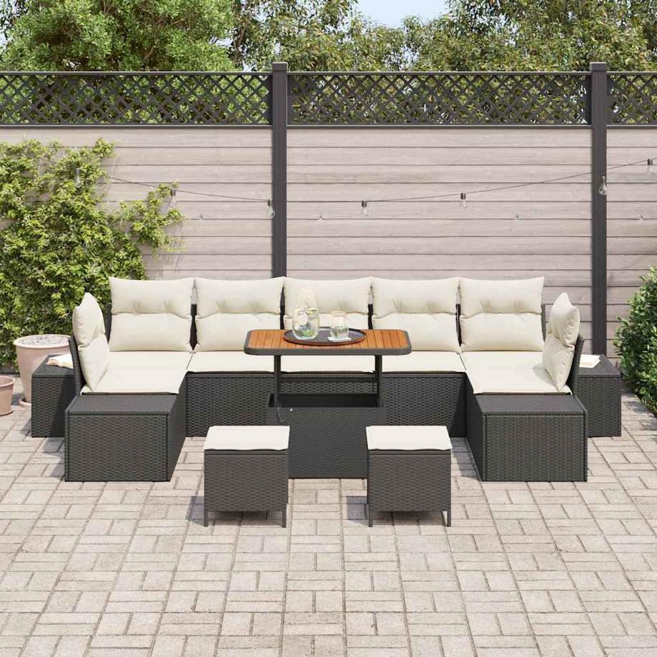 VidaXL Set Divano da Giardino Polyrattan  