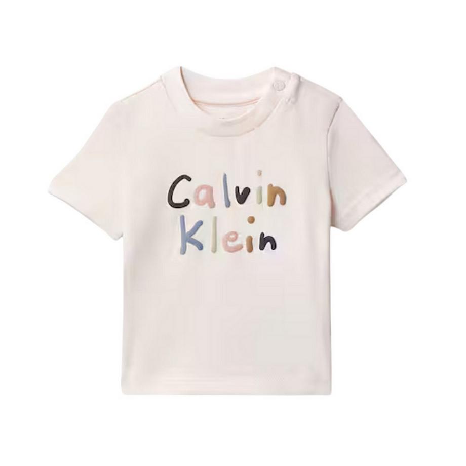 Calvin Klein  Completo Maglietta E Pantaloncino Logo Misura  (Confezione da due) 