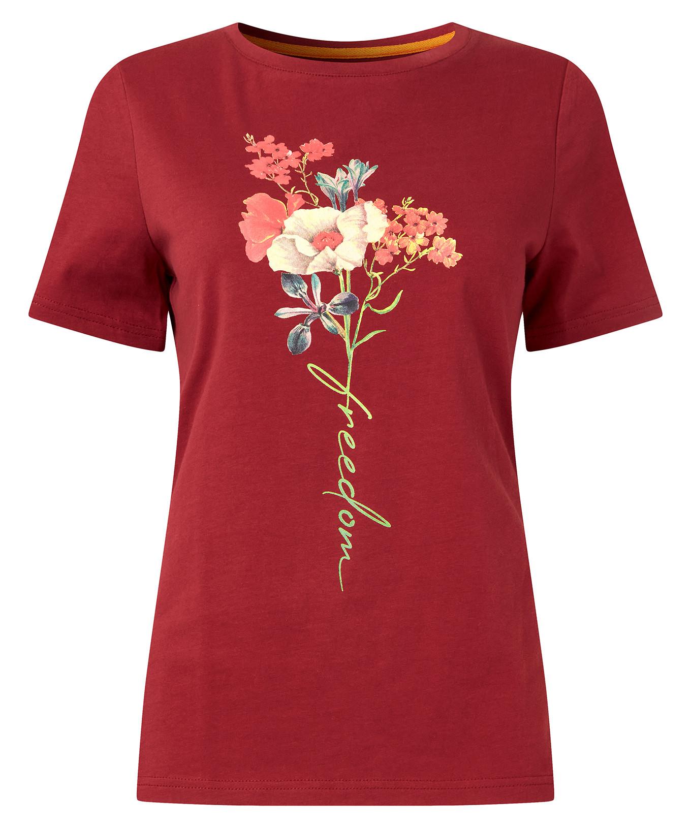 Joe Browns  Vintage-Grafik-T-Shirt mit Blumenmuster 