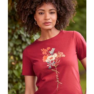 Joe Browns  Vintage-Grafik-T-Shirt mit Blumenmuster 