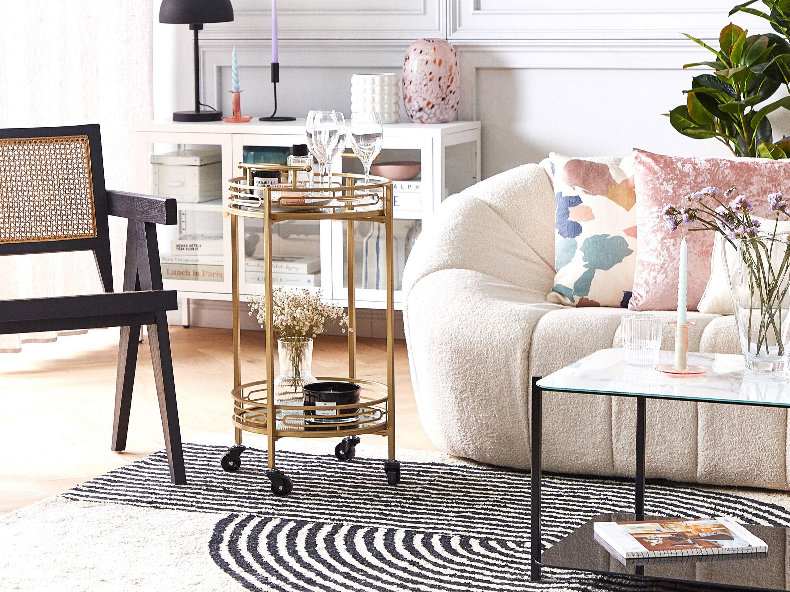 Beliani Servierwagen aus Eisen Modern FARLEY  