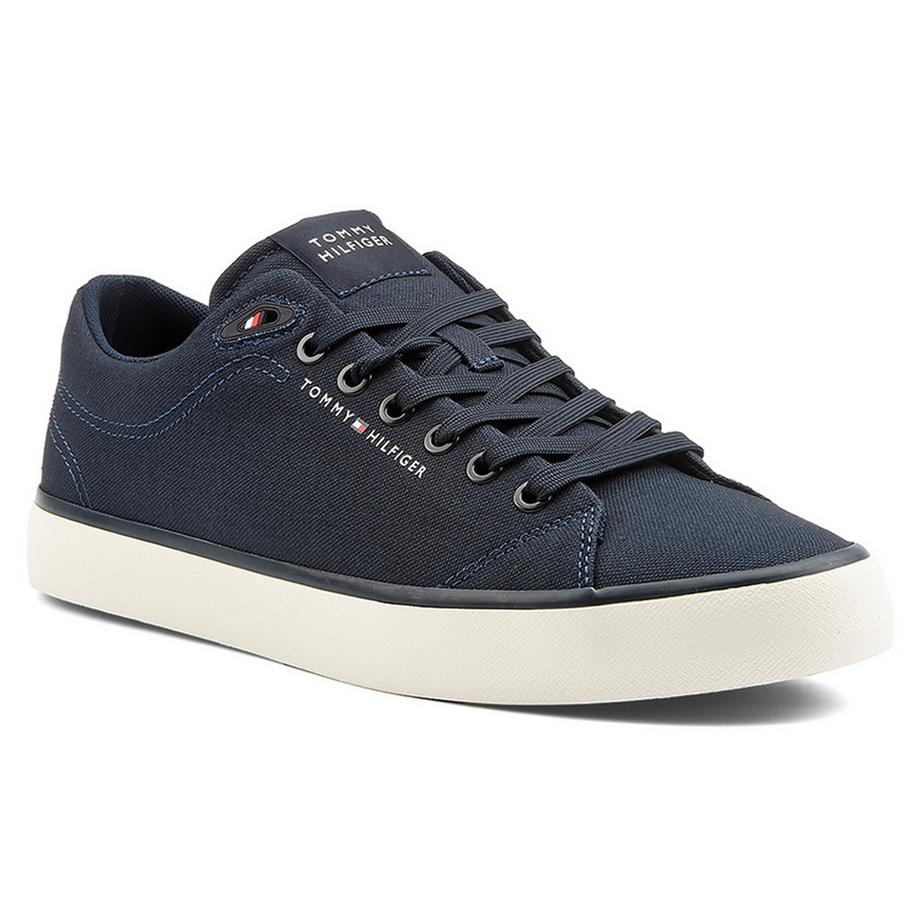 TOMMY HILFIGER TH Hi Vulc Low Core Canvas Baskets  