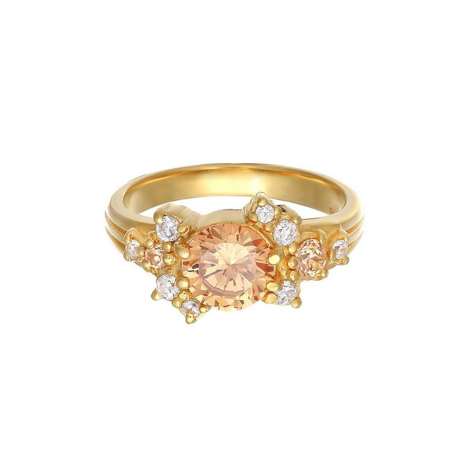Elli  Ring Cocktail Statement Zirkonia 