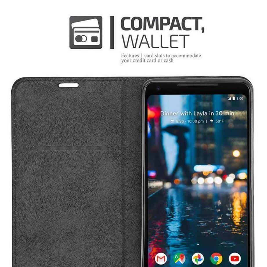 Cadorabo  Hülle für Google PIXEL 2 XL Magnetverschluss, Kartenfach 