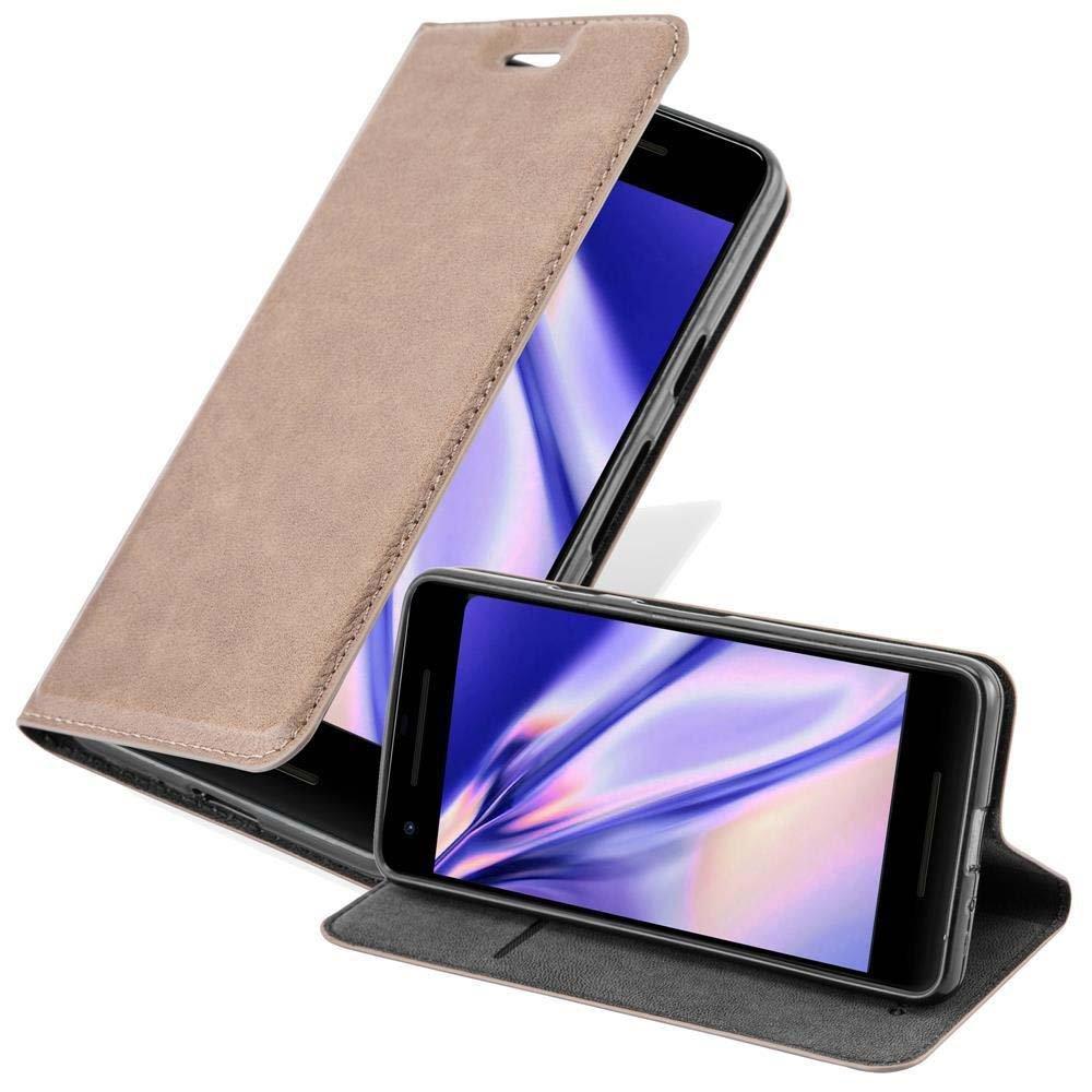 Cadorabo  Housse compatible avec Google PIXEL 2 XL - Coque de protection avec fermeture magnétique, fonction de support et compartiment pour carte 