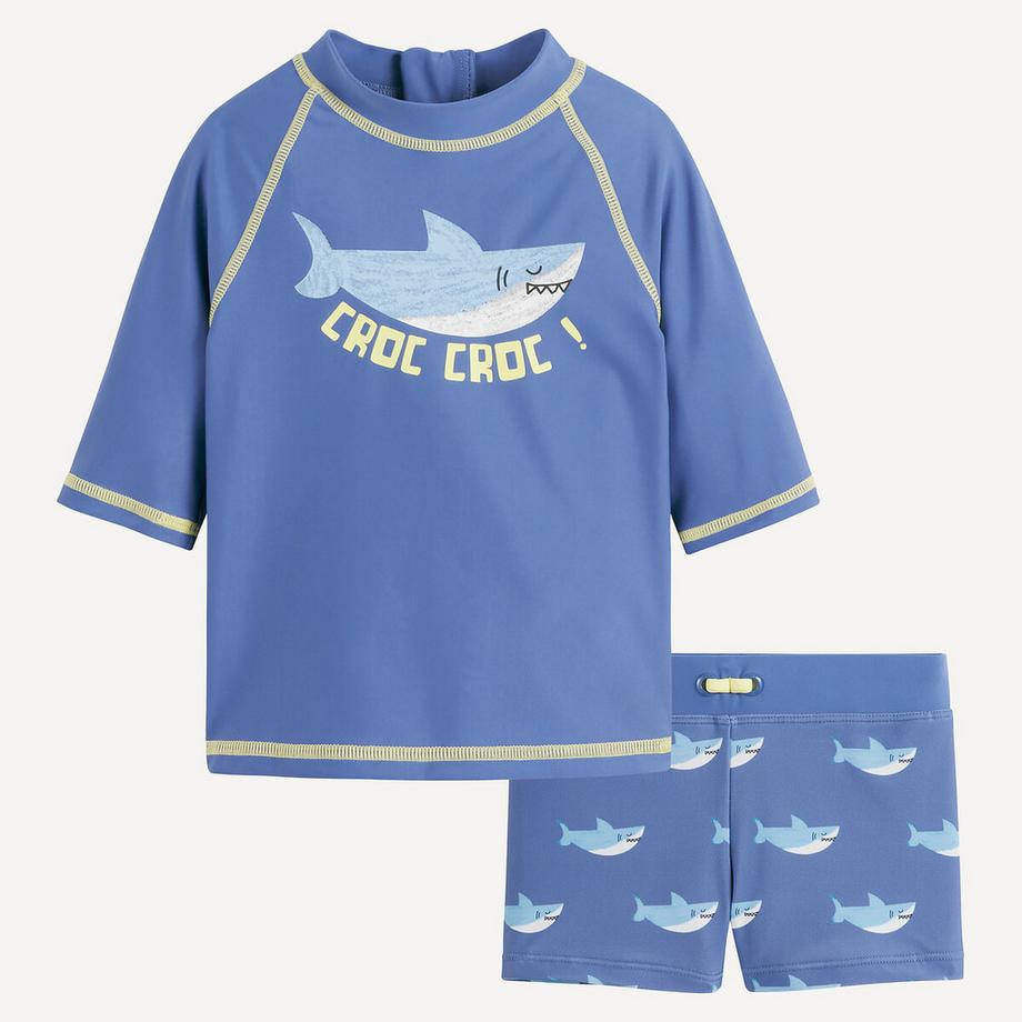 Ensemble de bain T-shirt protection UV et short