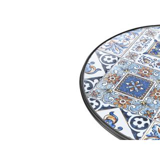 Beliani Table bistrot en Métal Rétro CIVITA  