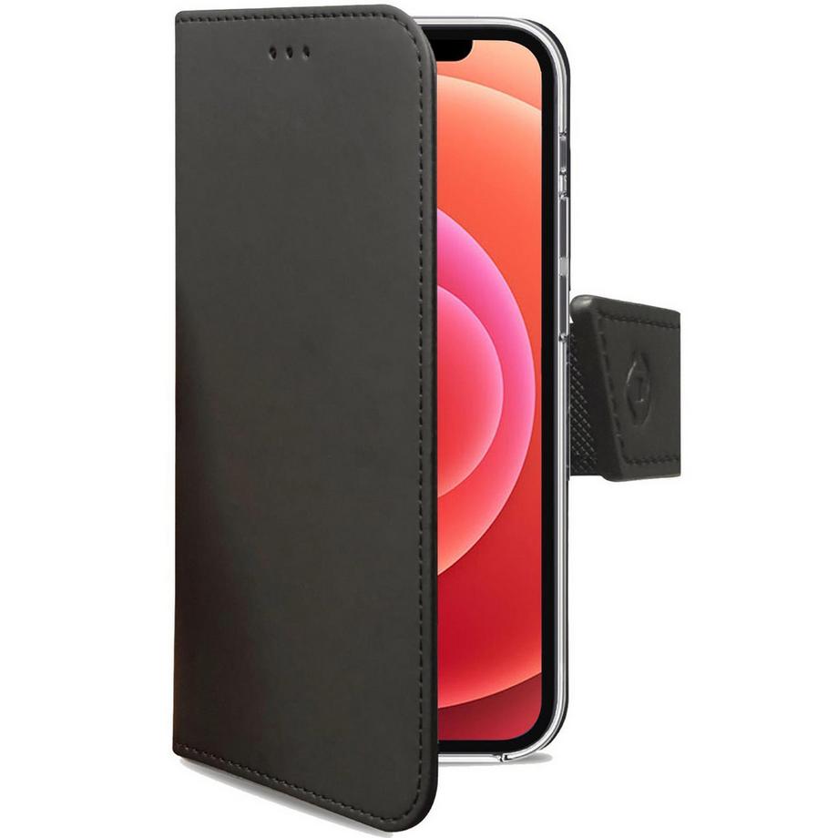 Celly  Custodia a portafoglio per iPhone 12/12 Pro Nera 