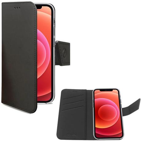 Celly  Wallet Case iPhone 12 / 12 Pro Schwarz 