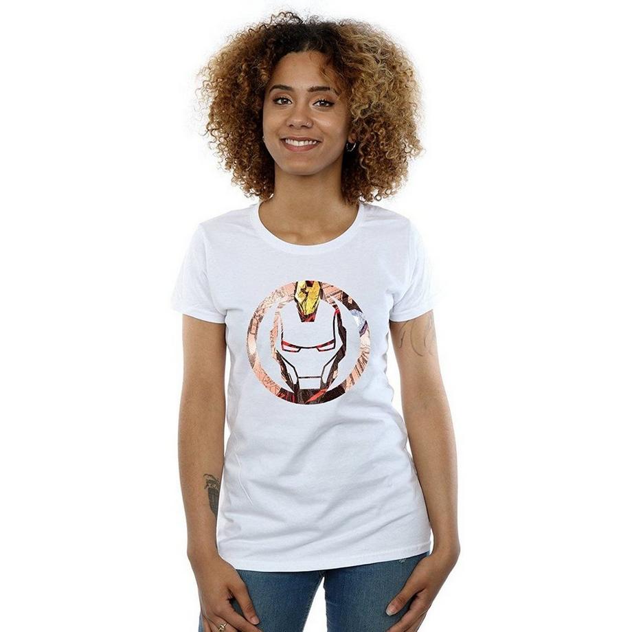 Iron Man Iron Man T-Shirt Logo Masque  