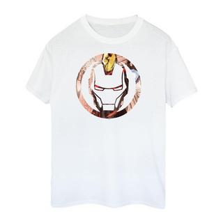 Iron Man Iron Man T-Shirt Logo Masque  