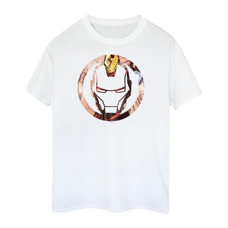 Iron Man Iron Man T-Shirt Logo Masque  