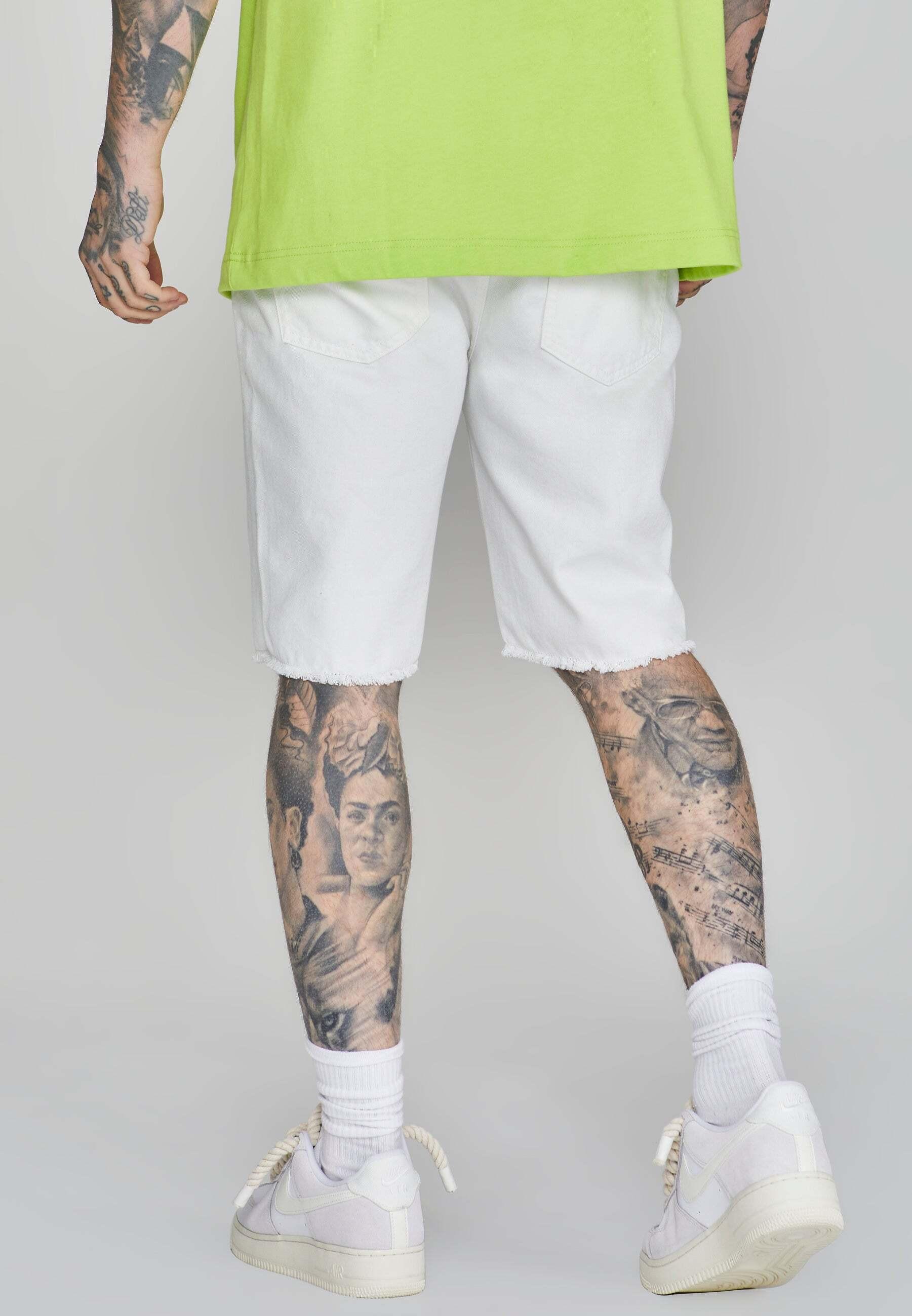 Sik Silk Denim Shorts  