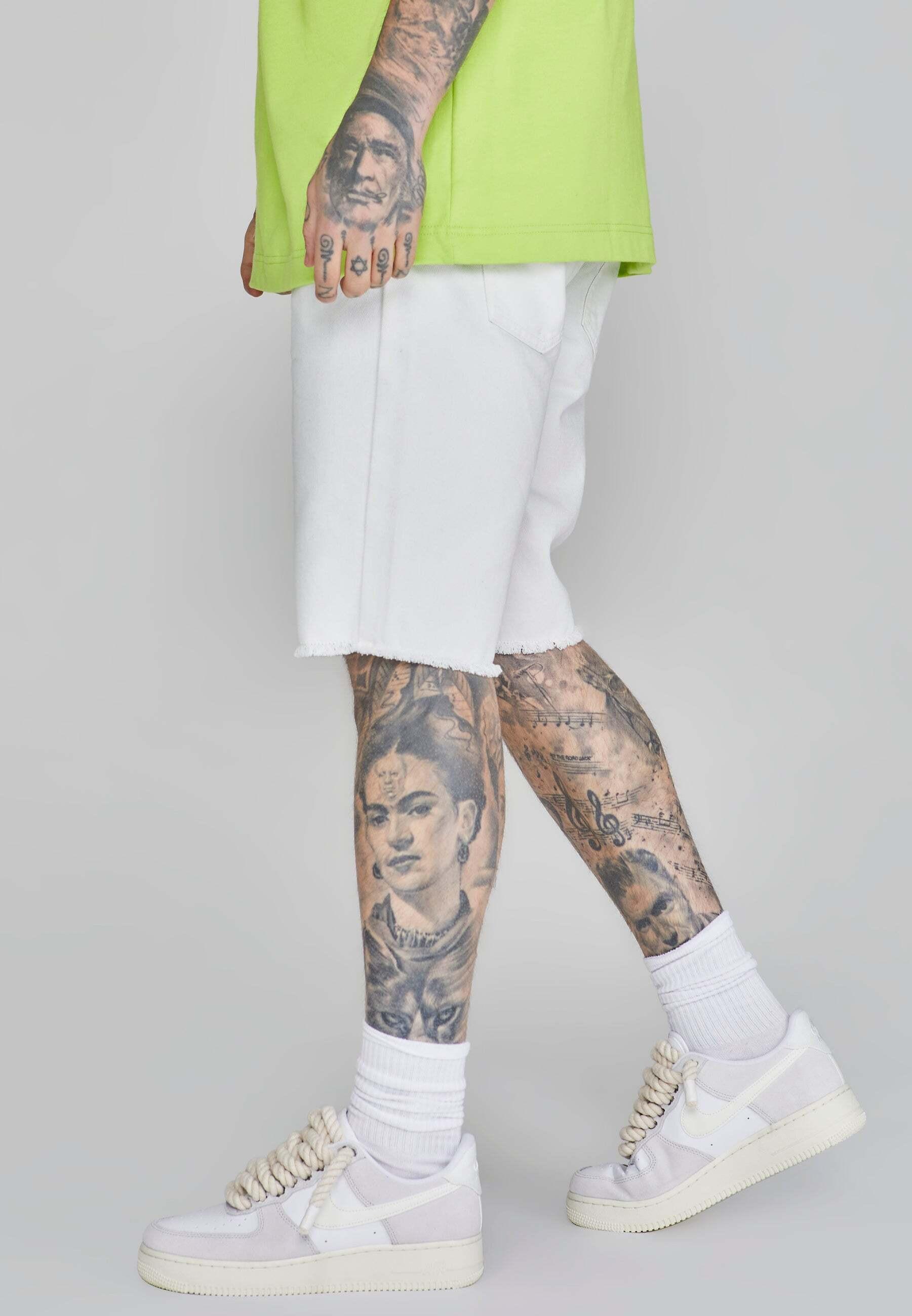 Sik Silk Denim Shorts  