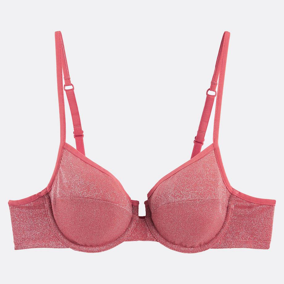 La Redoute Collections BH TAMARA in Corbeille-Form aus Mikrofaser und metallisierten Garnen  