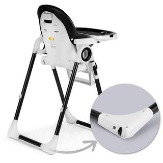 B2X  Sedia da pranzo con tavolo Nukido Belo nera + fiocco giocattolo 