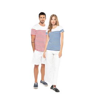 Kariban Marine Gestreiftes T-Shirt  