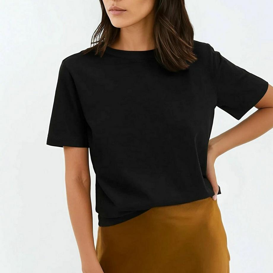 La Redoute Collections Rundhals Kurzarm T-Shirt  