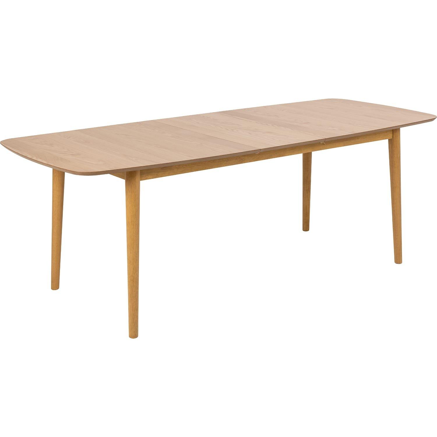 mutoni Table à manger rétro extensible naturel 219  