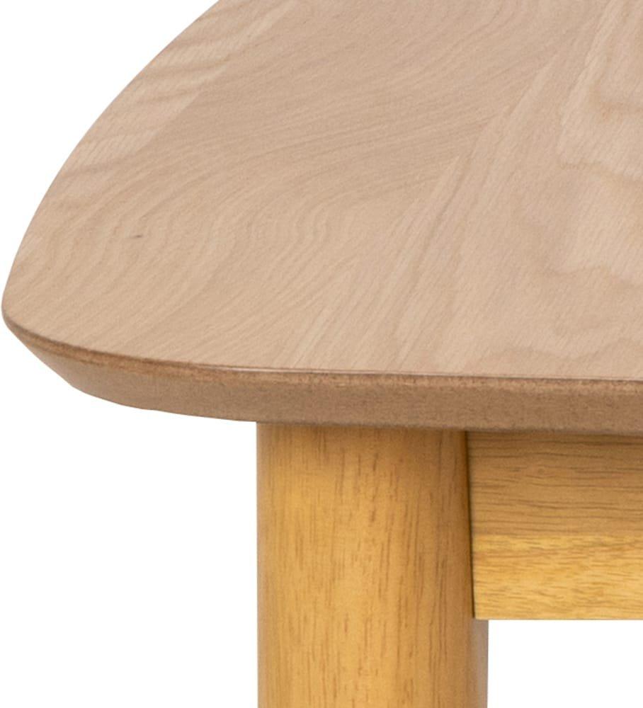 mutoni Table à manger rétro extensible naturel 219  