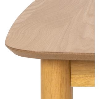 mutoni Table à manger rétro extensible naturel 219  