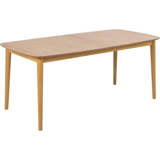 mutoni Table à manger rétro extensible naturel 219  