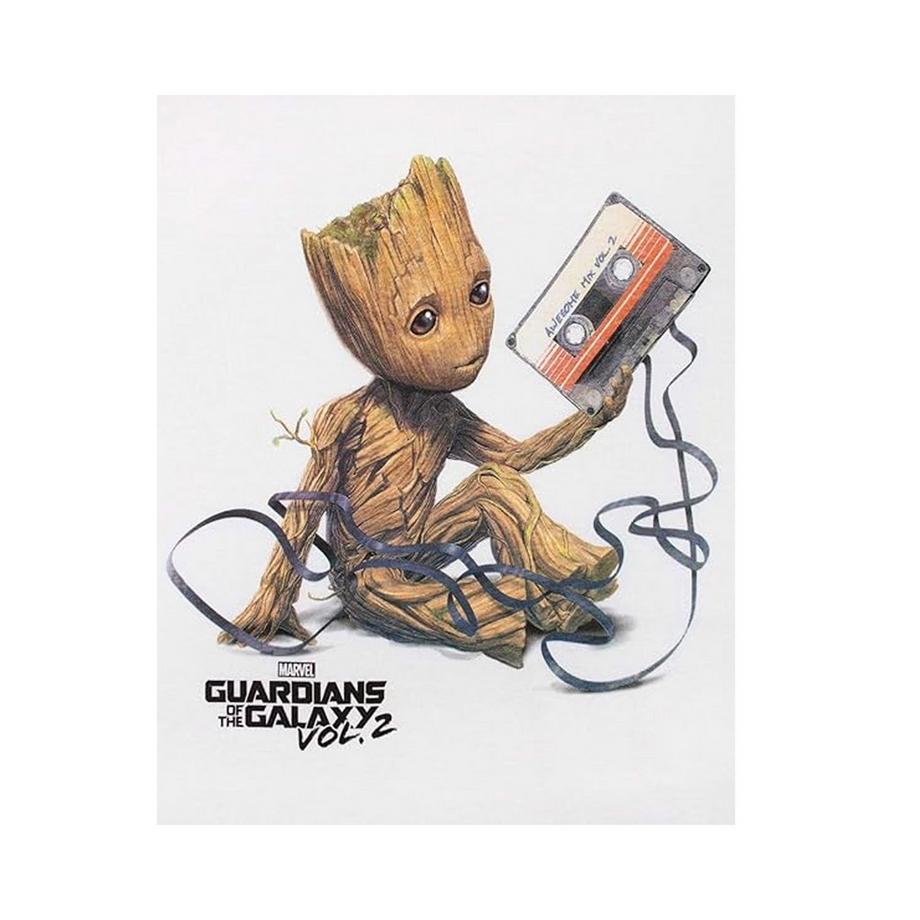 Guardians Of The Galaxy  T-ShirtMotif Groot Motiftyle Bande 