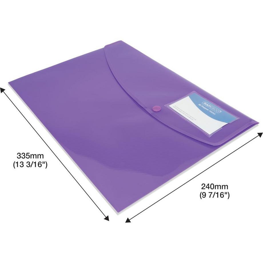 RAPESCO Pochette à documents  5 pièces  
