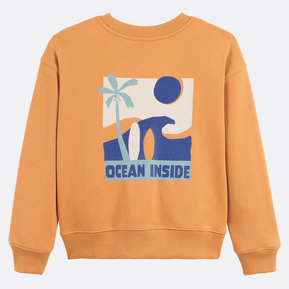 La Redoute Collections  Sweatshirt mit Rundhalsausschnitt 