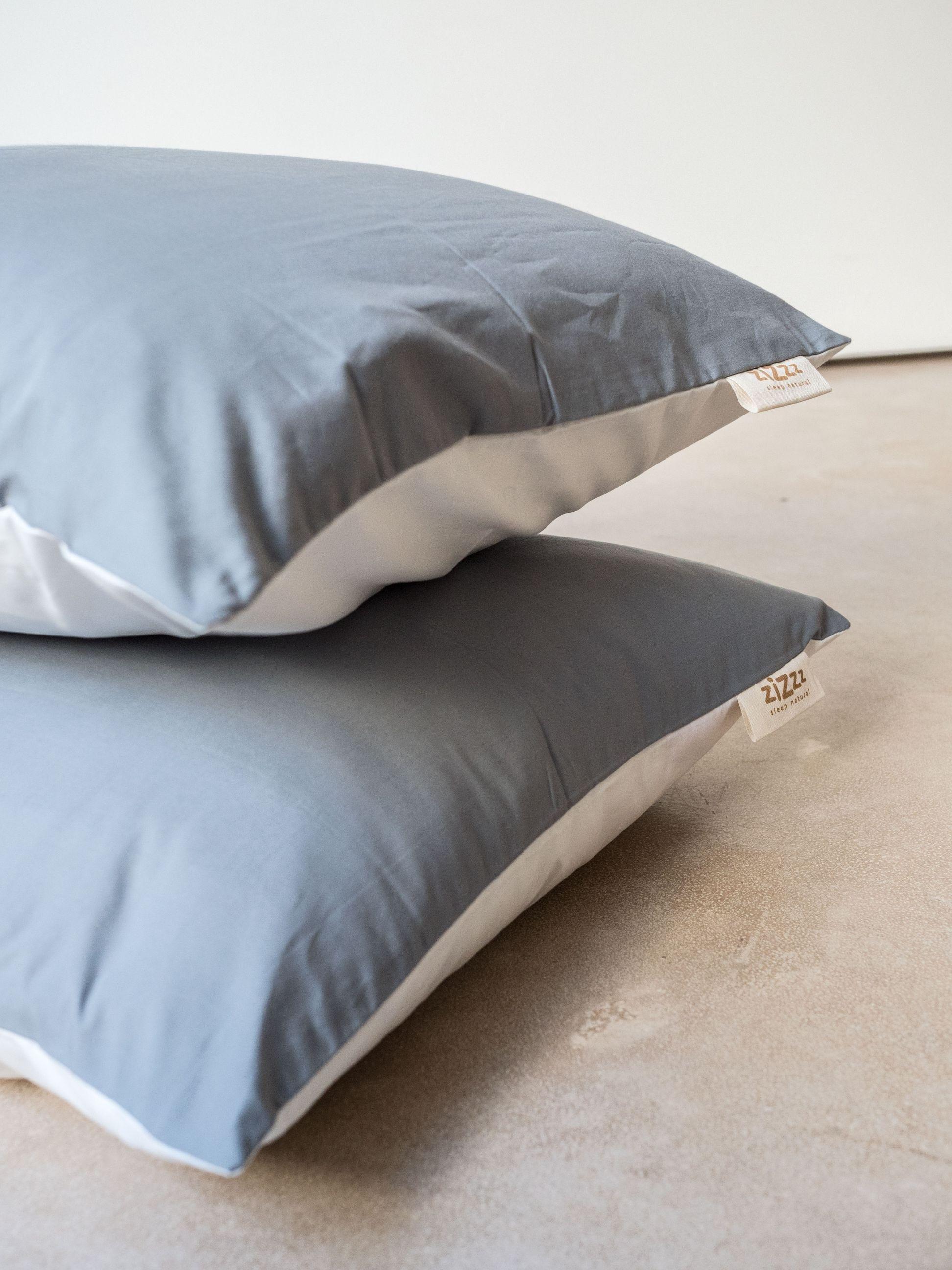 Zizzz Taie d'oreiller percale coton bio - 40x60 cm  