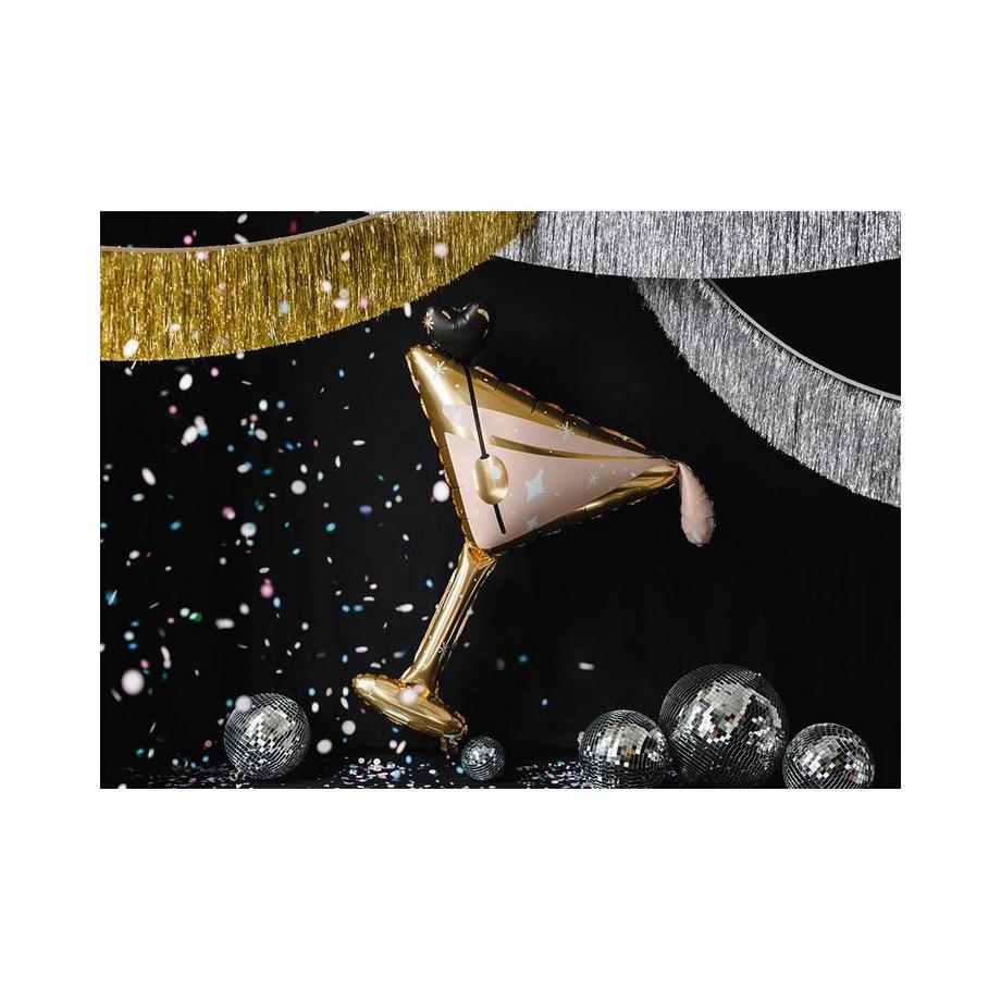 PartyDeco  Folienballon Martiniglas 