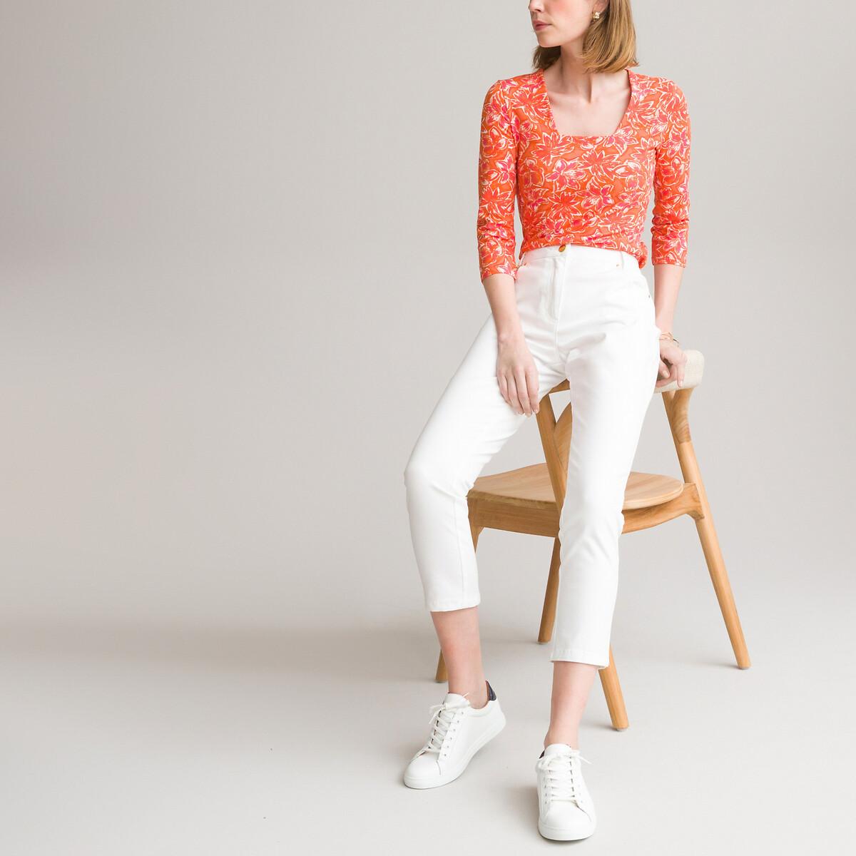 La Redoute Collections Pantalone 7/8 Cotone Stretch  