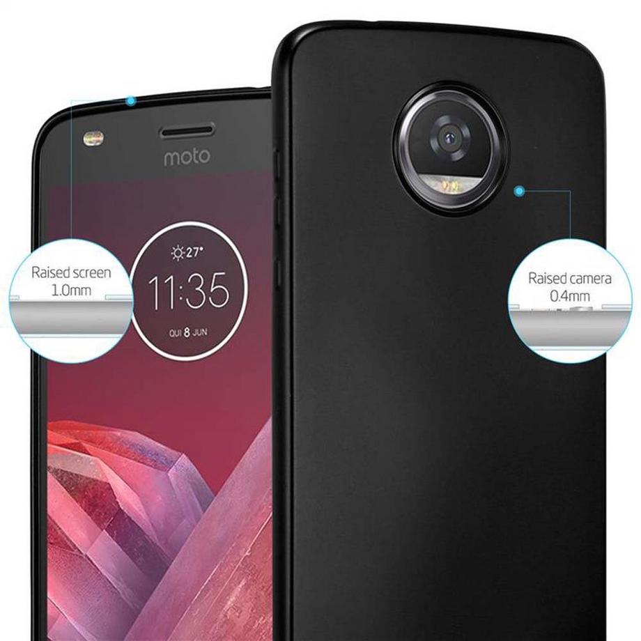 Cadorabo  Housse compatible avec Motorola MOTO Z2 PLAY / Z2 FORCE - Coque de protection en silicone TPU flexible 