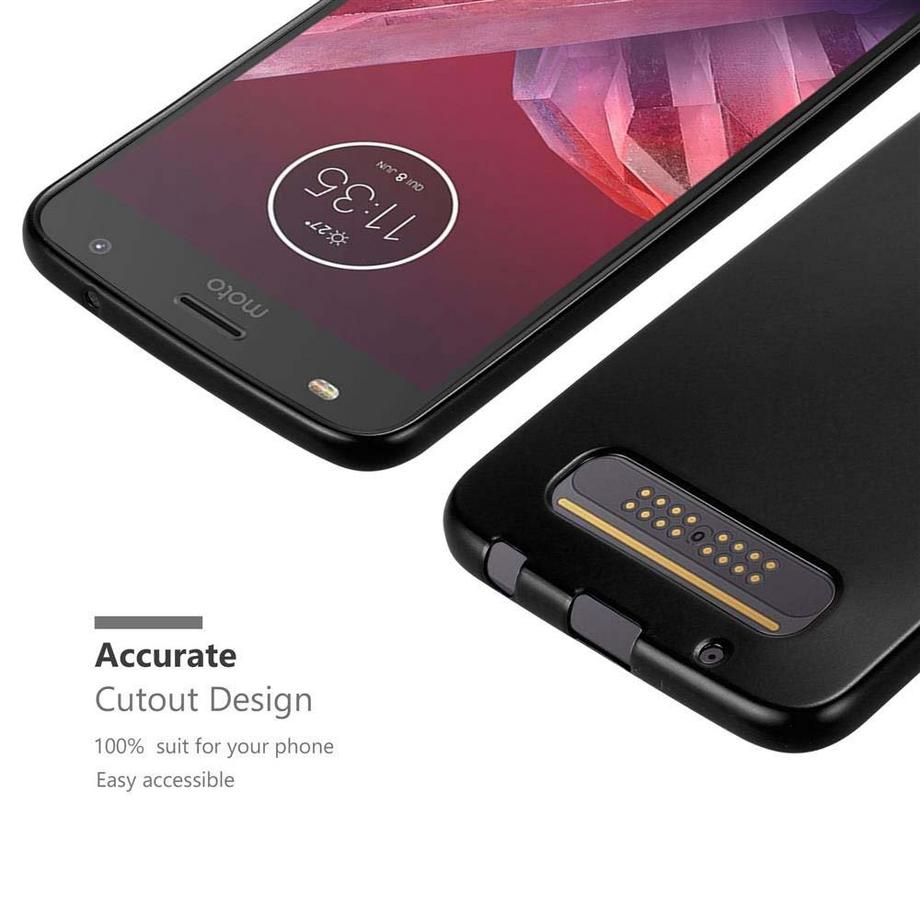 Cadorabo  Housse compatible avec Motorola MOTO Z2 PLAY / Z2 FORCE - Coque de protection en silicone TPU flexible 