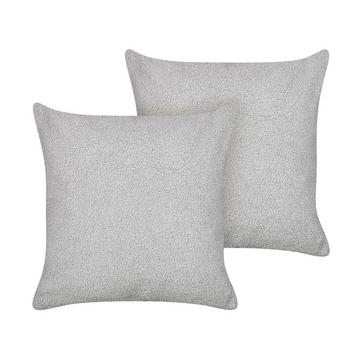 Lot de 2 coussins en Bouclé Traditionnel LEUZEA