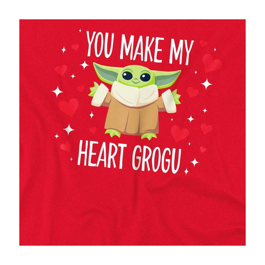 STAR WARS Maglietta Grogu con Stampa Grafica  