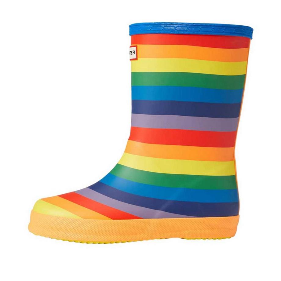 Hunter  Gummistiefel Original First Classic, Regenbogen 
