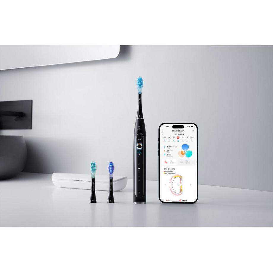 Oclean OCLEAN Brosse à dents électrique X Pro 20 Set Noir  