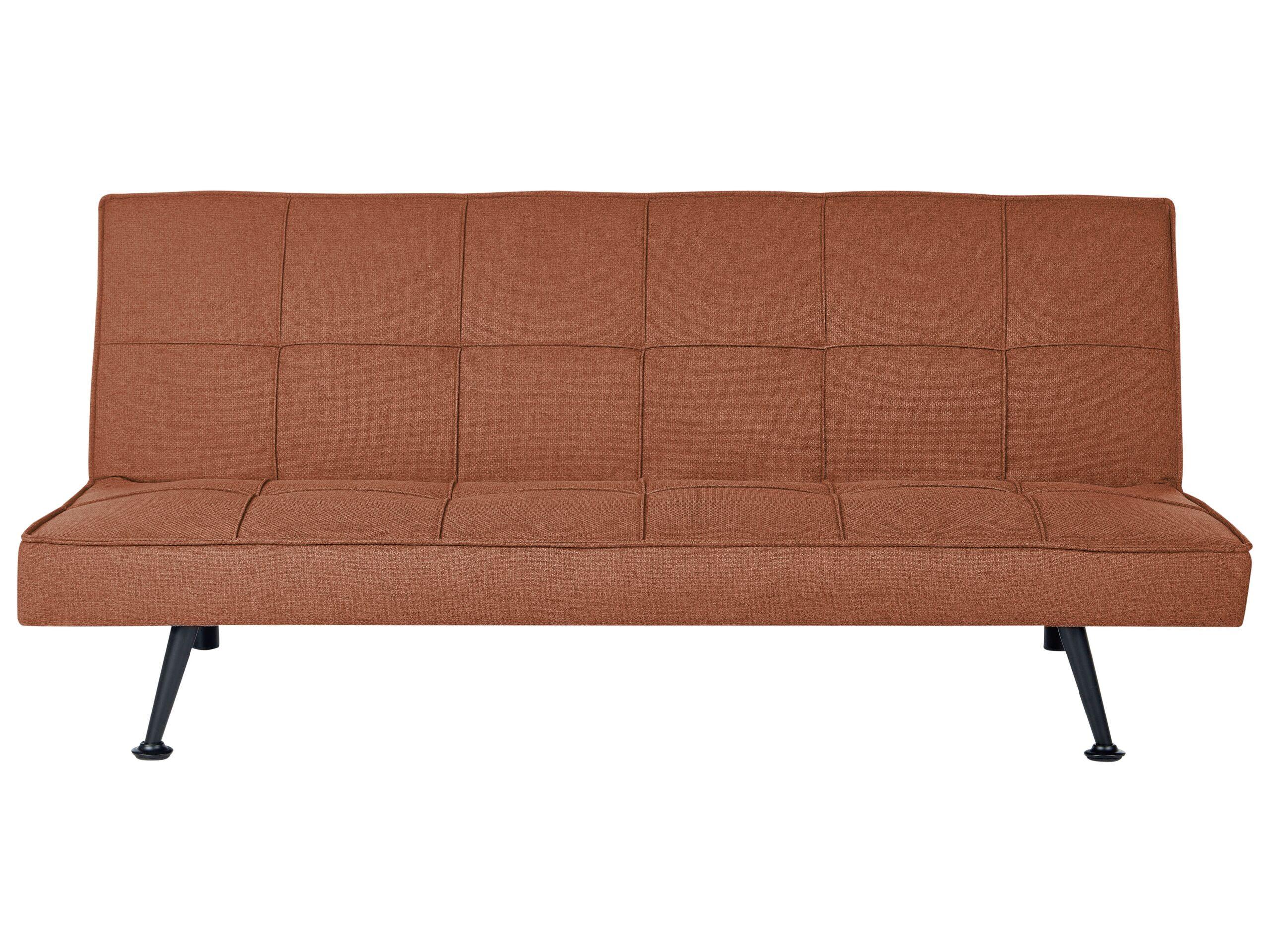 Beliani Schlafsofa aus Polyester Retro HASLE  