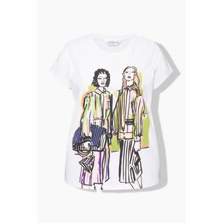 Studio Untold  T-shirt oversize. Motif femmes 