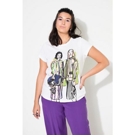 Studio Untold  T-shirt oversize. Motif femmes 