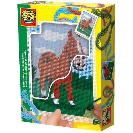 SES  SES Creative Cavallo da ricamare per bambini 