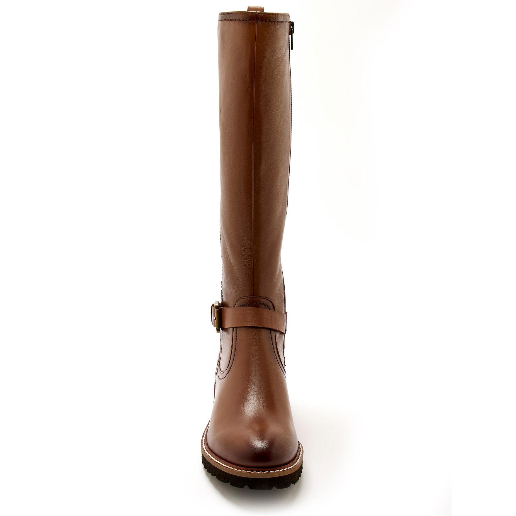 Pédiconfort  bottes cuir zippée 