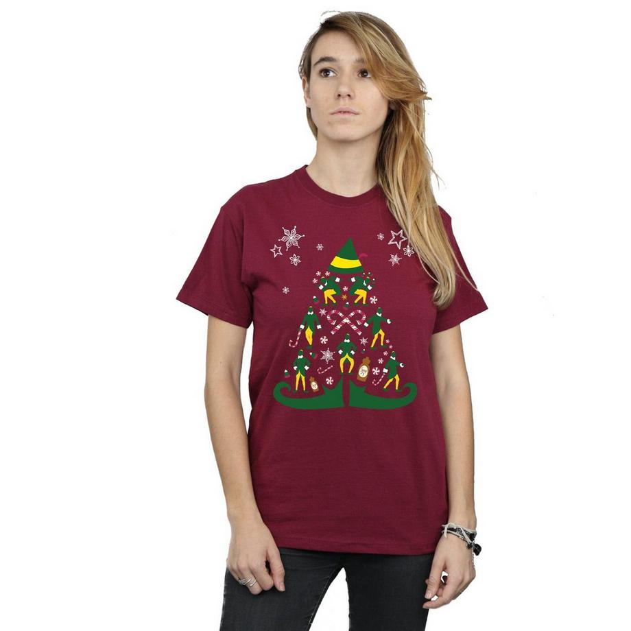 Elf Arbre de Noël Relaxed Fit T-Shirt  